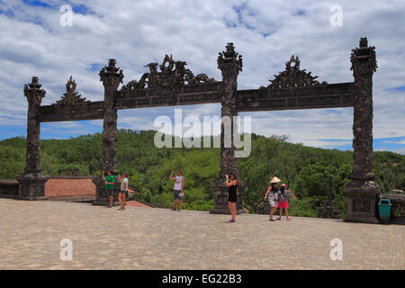 Grab von Khai Dinh, Kaiser von Vietnam, Hue, Vietnam Stockfoto