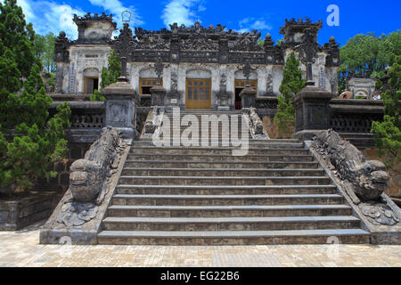 Grab von Khai Dinh, Kaiser von Vietnam, Hue, Vietnam Stockfoto