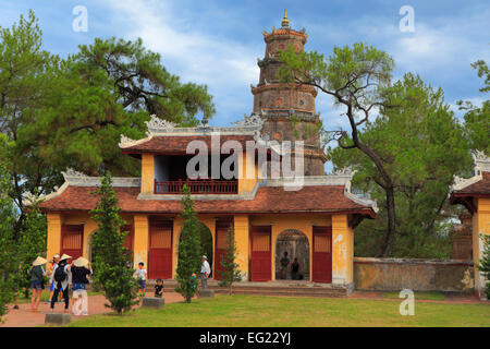 Thien Mu Tempel, Hue, Vietnam Stockfoto