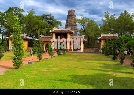 Thien Mu Tempel, Hue, Vietnam Stockfoto