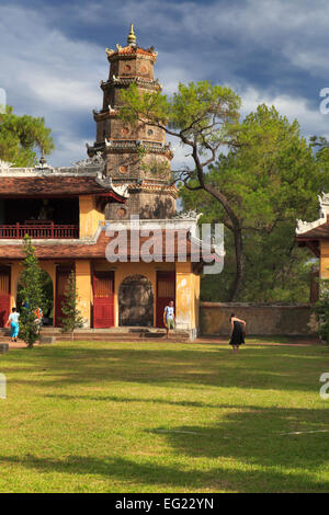 Thien Mu Tempel, Hue, Vietnam Stockfoto