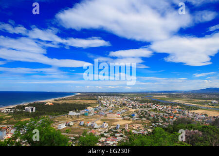 Blick vom Marble Mountains, Da Nang, Vietnam Stockfoto