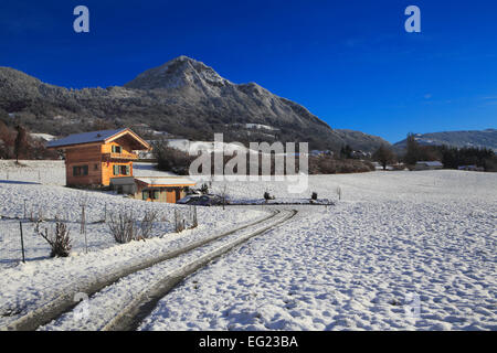 Martigny, Arves Tal, Kanton Wallis, Schweiz Stockfoto