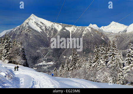 Plateau d'Agy, Saint-Sigismond, Haute-Savoie, Frankreich Stockfoto