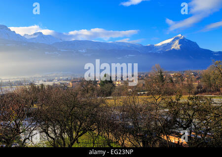 Martigny, Arves Tal, Kanton Wallis, Schweiz Stockfoto