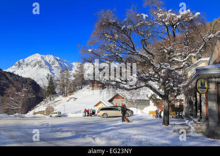 Col De La Forclaz-Pass, Kanton Wallis, Schweiz Stockfoto