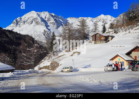 Col De La Forclaz-Pass, Kanton Wallis, Schweiz Stockfoto