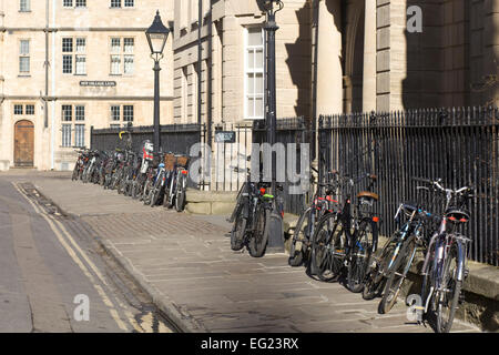 Historische Gebäude am New College Lane, Oxford Stockfoto