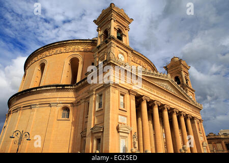 Kirche der Himmelfahrt der Jungfrau Maria Rotunde St. Marija Assunta (Mosta Dome), Malta Stockfoto