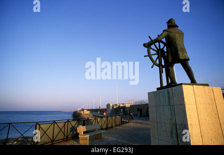 Italien, Ligurien, Riviera di Ponente, Imperia, Porto Maurizio, Cap Hornier Monument Stockfoto