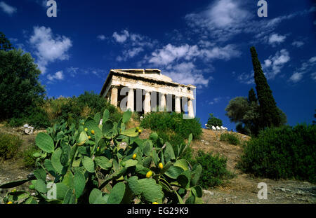 Griechenland, Athen, Agora, Theseion, Tempel des Hephaistos Stockfoto
