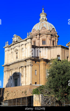 Santi Luca e Martina Kirche, Roman Forum, Rom, Italien Stockfoto