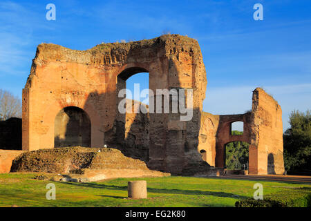 Caracalla-Thermen (217), Rom, Italien Stockfoto