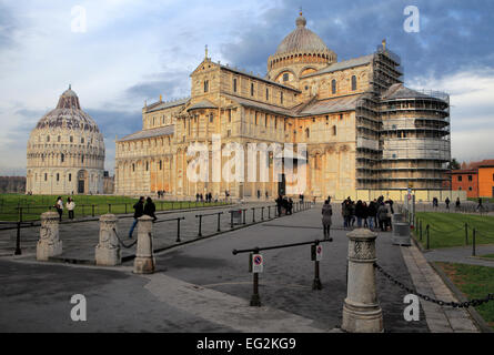 Piazza dei Miracoli, Pisa, Toskana, Italien Stockfoto