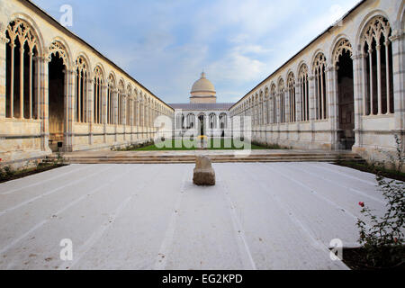 Campo Santo, (Camposanto Monumentale), Piazza dei Miracoli, Pisa, Toskana, Italien Stockfoto