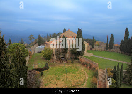 Sant ' Angelo (San Michele Arcangelo), frühchristliche Kirche, Perugia, Umbrien, Italien Stockfoto