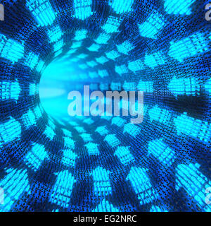 In der digitalen Welt Stockfoto