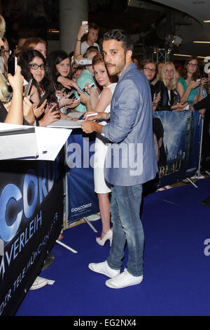 Premiere von Saphirblau im Mathaeser Filmpalast mit: Kostja Ullmann wo: München wenn: 12. August 2014 Stockfoto