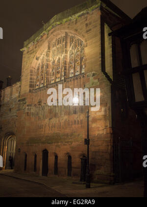 Coventry in der Nacht Stockfoto