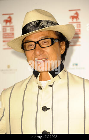 Im Rahmen der BFI Southbank ein Jahrhundert des chinesischen Films, ein special Screening von Chans neuem Film "Chinese Zodiac" fand statt gefolgt von A Q & mit Chan: Jackie Chan Where: London, Vereinigtes Königreich bei: 12. August 2014 Stockfoto