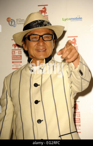 Im Rahmen der BFI Southbank ein Jahrhundert des chinesischen Films, ein special Screening von Chans neuem Film "Chinese Zodiac" fand statt gefolgt von A Q & mit Chan: Jackie Chan Where: London, Vereinigtes Königreich bei: 12. August 2014 Stockfoto