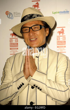 Im Rahmen der BFI Southbank ein Jahrhundert des chinesischen Films, ein special Screening von Chans neuem Film "Chinese Zodiac" fand statt gefolgt von A Q & mit Chan: Jackie Chan Where: London, Vereinigtes Königreich bei: 12. August 2014 Stockfoto