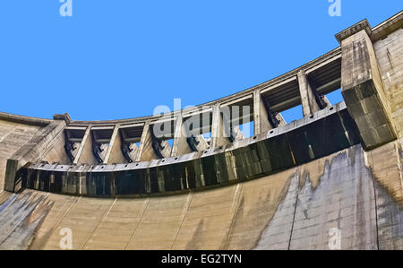 Victoria Damm, die höchste Station die größte hydroelektrische Energie In Sri Lanka Stockfoto