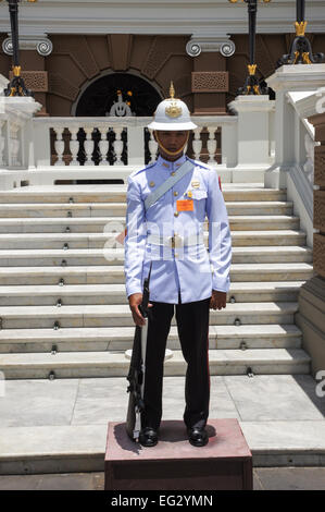 Palastwache in Bangkok, Thailand Stockfoto