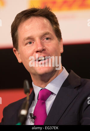 Nick Clegg befasst sich mit die British Chambers Of Commerce-Konferenz in London Stockfoto