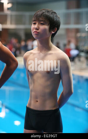 JISS, Tokyo, Japan. 15. Februar 2015., 15. Februar 2015 - synchronisierte Schwimmen: Auswahl Trial für gemischten Duett bei JISS, Tokio, Japan. © YUTAKA/AFLO SPORT/Alamy Live-Nachrichten Stockfoto