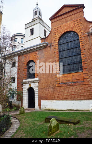 Gresham Zentrum St. Anna und St. Agnes Kirche Gresham Street City Of London UK Stockfoto