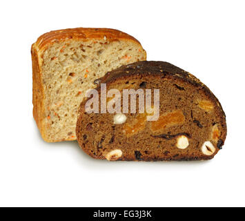 Ungesäuertes Brot isoliert auf einem weißen Stockfoto