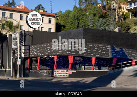 Der Nachtclub Comedy Store und ehemalige Heimat von Ciro's am Sunset Strip in Los Angeles, Kalifornien, USA Stockfoto