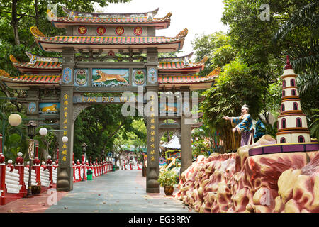 Haw Par Villa Themenpark Eintritt, Singapur Stockfoto