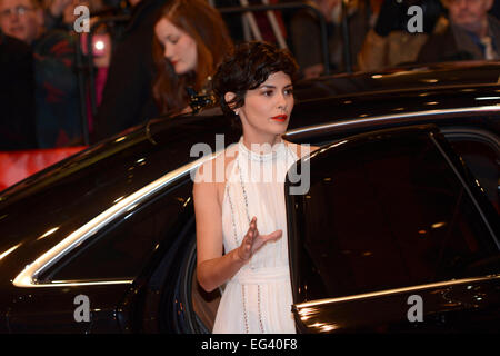 Audrey Tautou Teilnahme an der Abschlussfeier auf der 65. Berlin International Film Festival/Berlinale 2015 am 14. Februar 2015. / picture Alliance Stockfoto