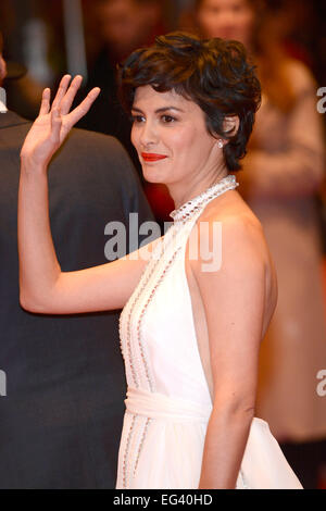 Audrey Tautou Teilnahme an der Abschlussfeier auf der 65. Berlin International Film Festival/Berlinale 2015 am 14. Februar 2015. / picture Alliance Stockfoto