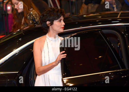 Audrey Tautou Teilnahme an der Abschlussfeier auf der 65. Berlin International Film Festival/Berlinale 2015 am 14. Februar 2015. / picture Alliance Stockfoto