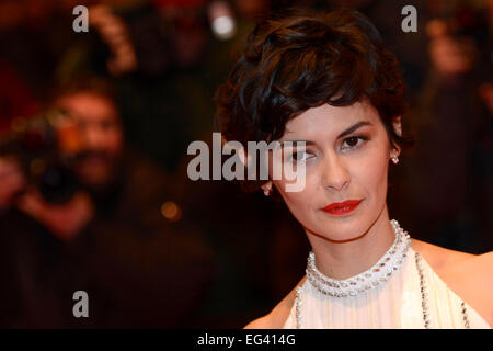 Audrey Tautou Teilnahme an der Abschlussfeier auf der 65. Berlin International Film Festival/Berlinale 2015 am 14. Februar 2015. / picture Alliance Stockfoto