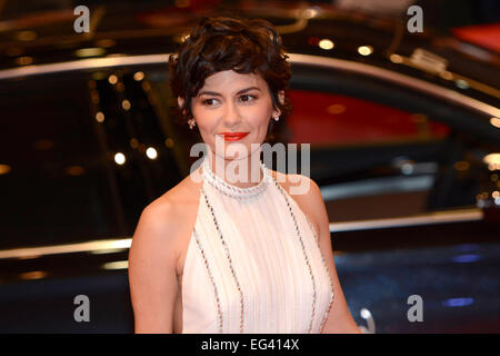 Audrey Tautou Teilnahme an der Abschlussfeier auf der 65. Berlin International Film Festival/Berlinale 2015 am 14. Februar 2015. / picture Alliance Stockfoto