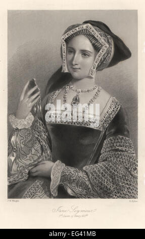 Jane Seymour, dritte Königin von König Henry VIII von England. Stockfoto