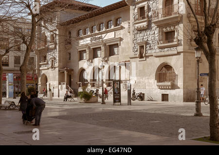 Hauptpostamt in der Stadt Vitoria, Alava, Pais Vasco, Spanien, Europa. Stockfoto