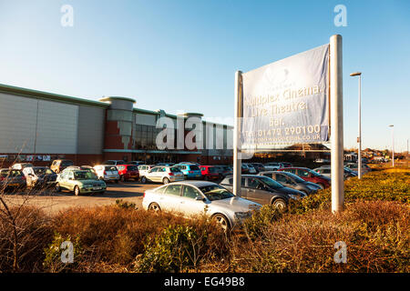 Parkway Kino multiplex Cleethorpes Stadt Lincolnshire Gebäude außen front-Fassade uk England Stockfoto