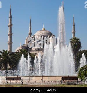 Sultan-Ahmed-Moschee in Istanbul, Türkei. Stockfoto