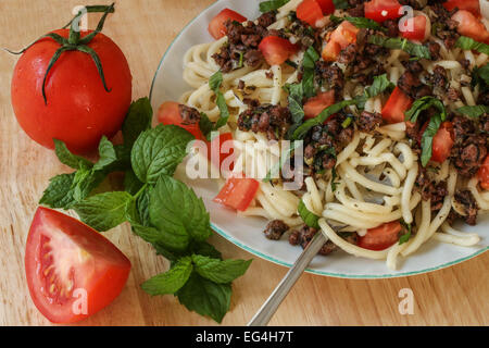 Spaghetti Bolognese Stockfoto