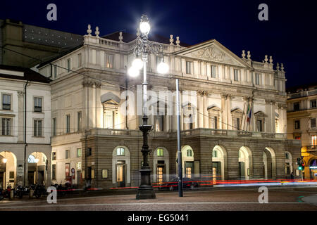 Opernhaus La Scala, Mailand, Italien Stockfoto