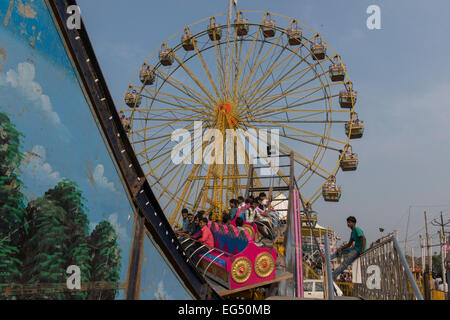 Der Vergnügungspark Sonepur Mela Stockfoto