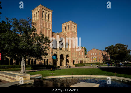 Royce Hall auf dem Campus der UCLA in Los Angeles Kalifornien Stockfoto