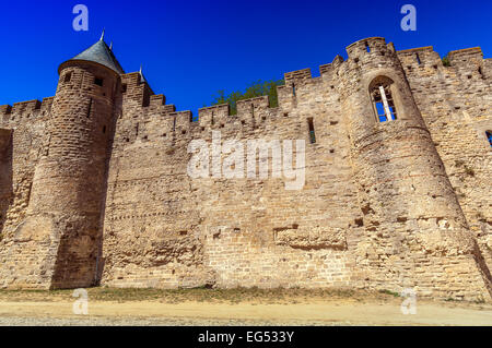 Chateau De La Cité de Carcassonne-Aude Frankreich 11 Stockfoto