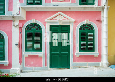 portugiesische Kolonialarchitektur in Zentralchina macau Stockfoto