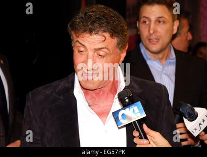 Sylvester Stallone DuJour Magazin-Cover Party im Nachtclub Provokateur Featuring: Sylvester Stallone wo: New York, Vereinigte Staaten von Amerika bei: 14. August 2014 Stockfoto